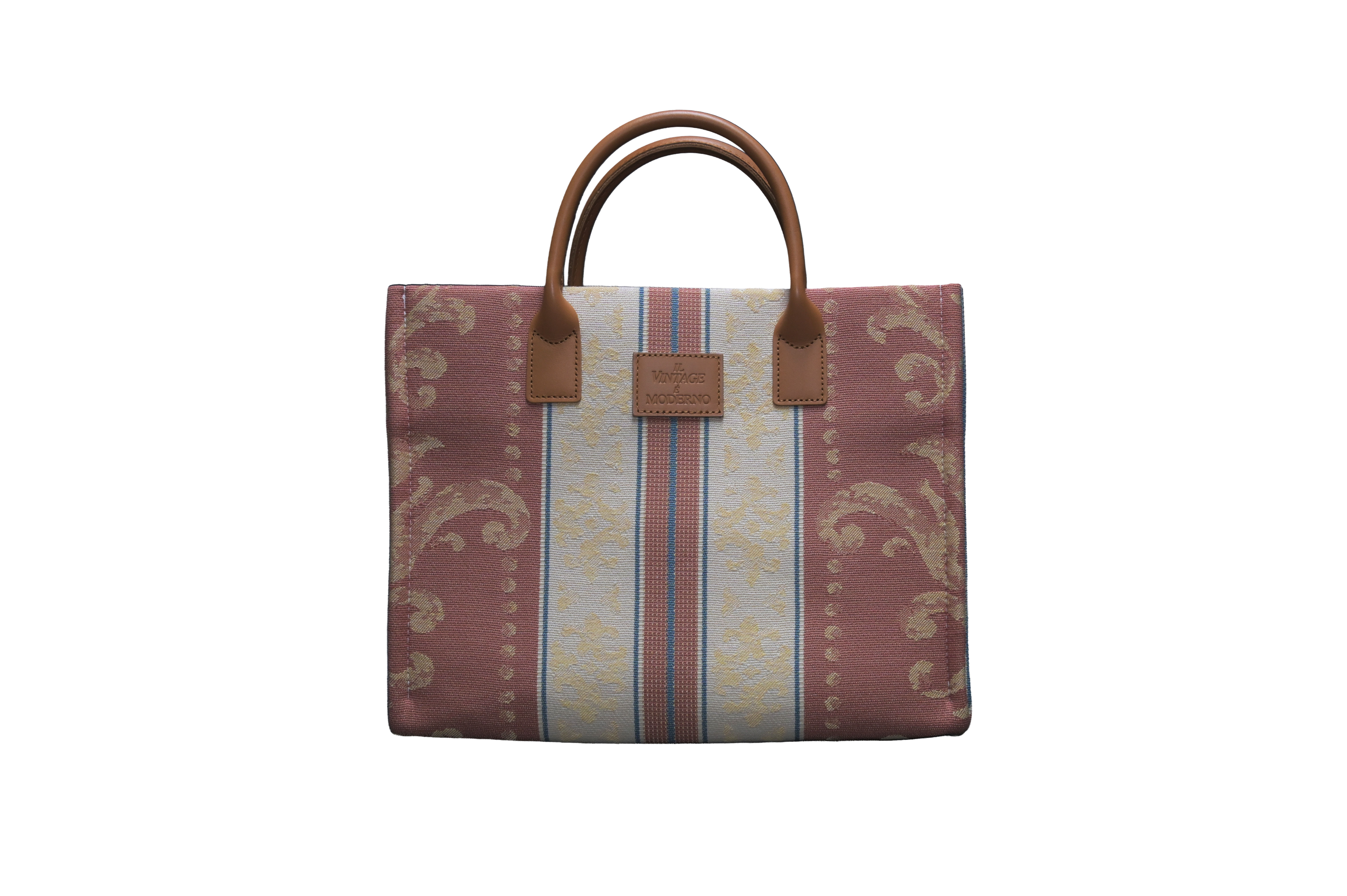 VINTAGE DAMASUKA ROSA/PANNA 1980 - Il VINTAGE É MODERNO