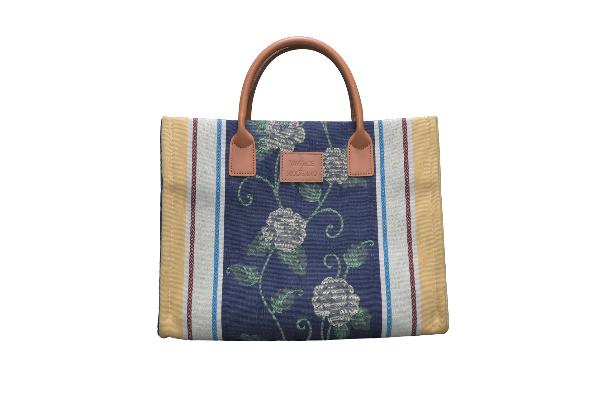 VINTAGE DAMASUKA NAVY FLOWERS 1980 - Il VINTAGE É MODERNO